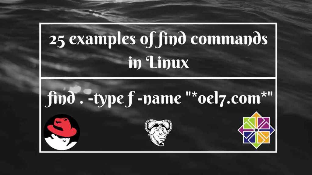 26 examples of find commands in Linux