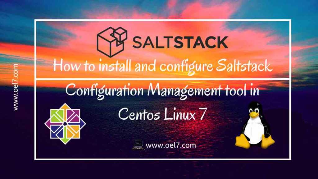 How to install Saltstack Configuration Management tool in Centos Linux