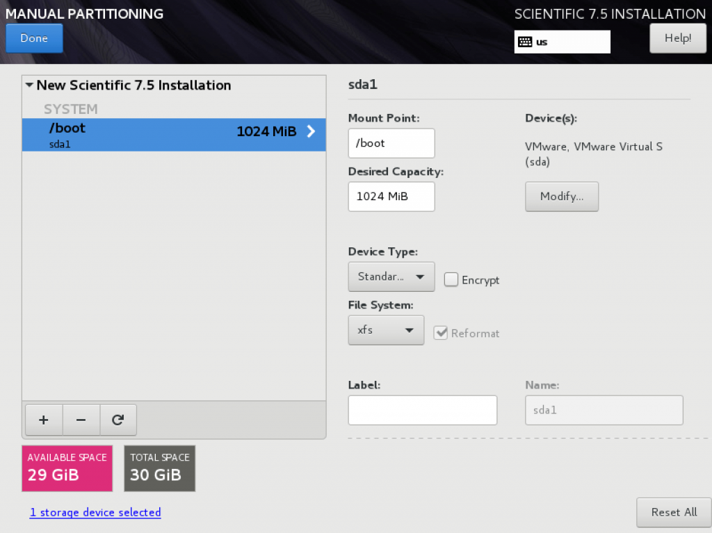 Step by step Scientific Linux 7.5 Installation guide with screenshots