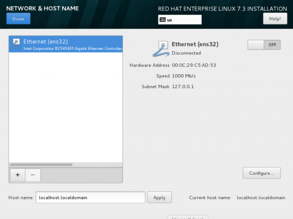 Network & Hostname