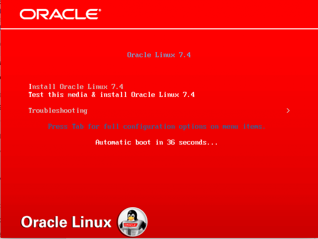 Oracle Linux 7.6 Installation 