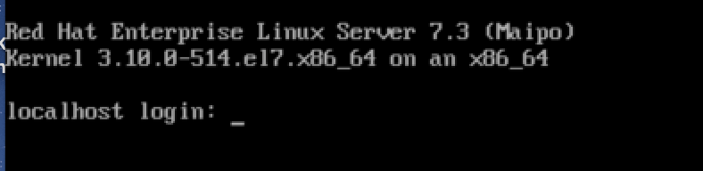 A freshly installed Linux Server