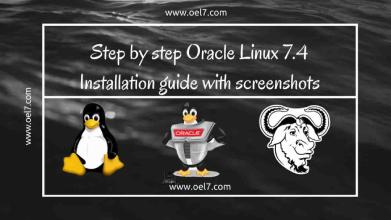 Step by step Oracle Linux 7.4 Installation guide with screenshots