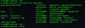 Create and mount filesystems in Linux 3 Create a filesystem in Linux using mkfs.xfs command
