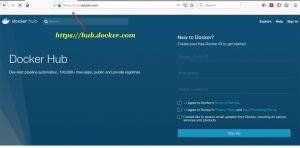 Create docker Hub account