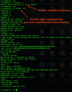 Docker basic commands