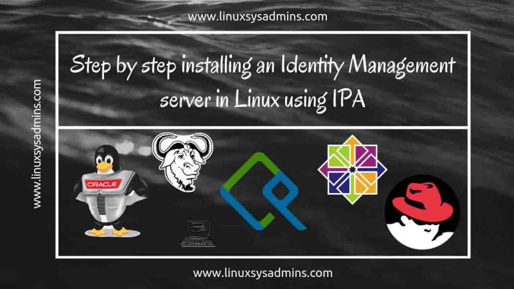 Step by step installing an Identity Management server in Linux using IPA