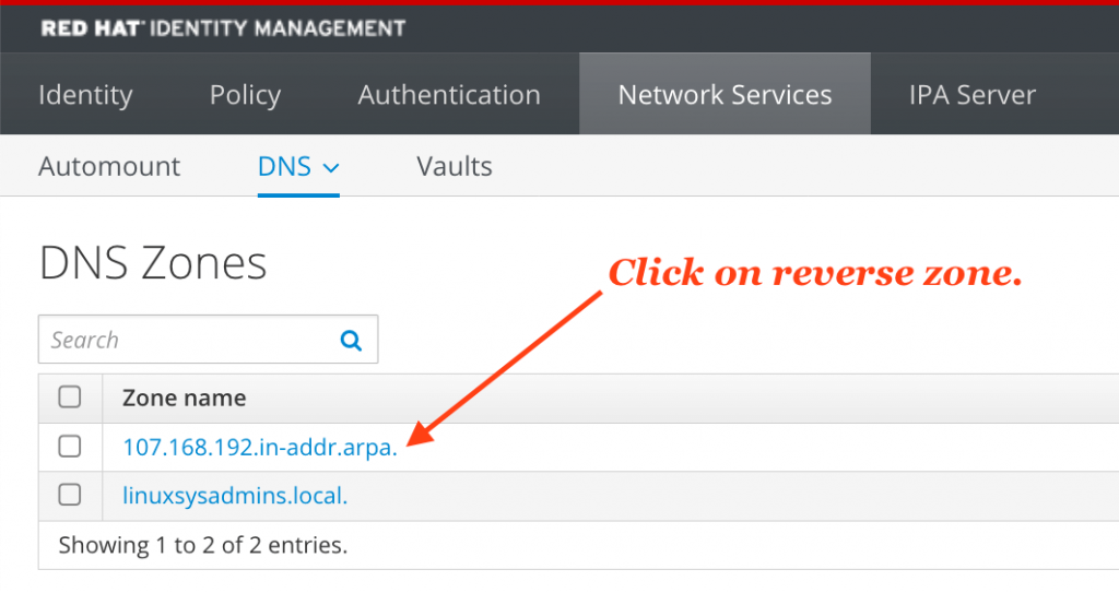 Verify DNS PTR record creation