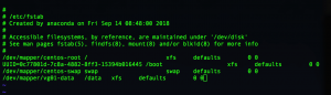 Create and mount filesystems in Linux 9 fstab entry for mount point