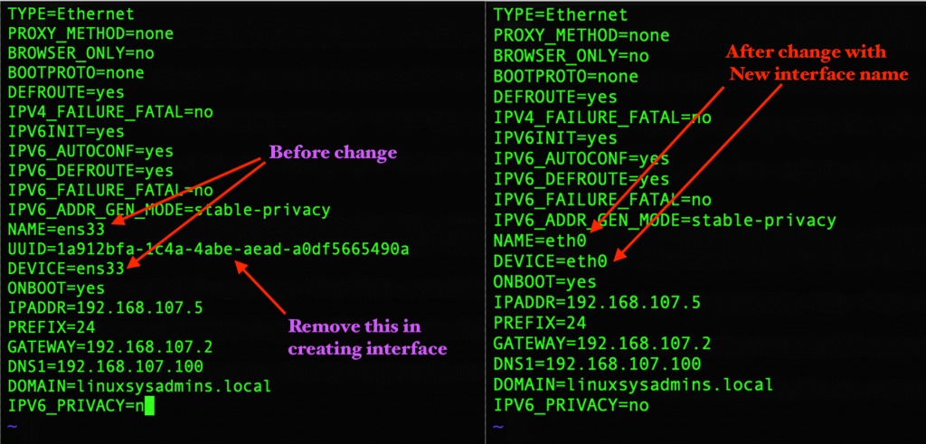 Copy of interface file