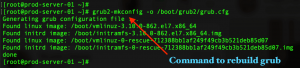 rebuild grub