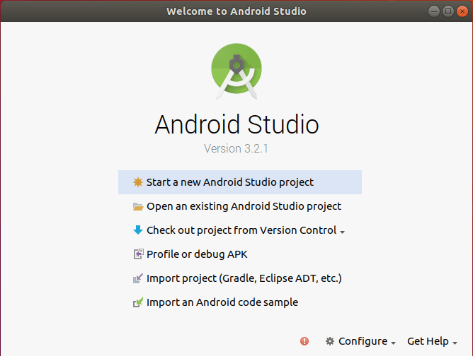 Creating desktop icon for android studio