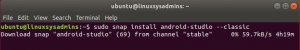 Install snapd with classic option