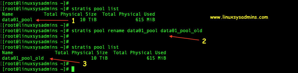 Stratis layered storage - Renaming Pools