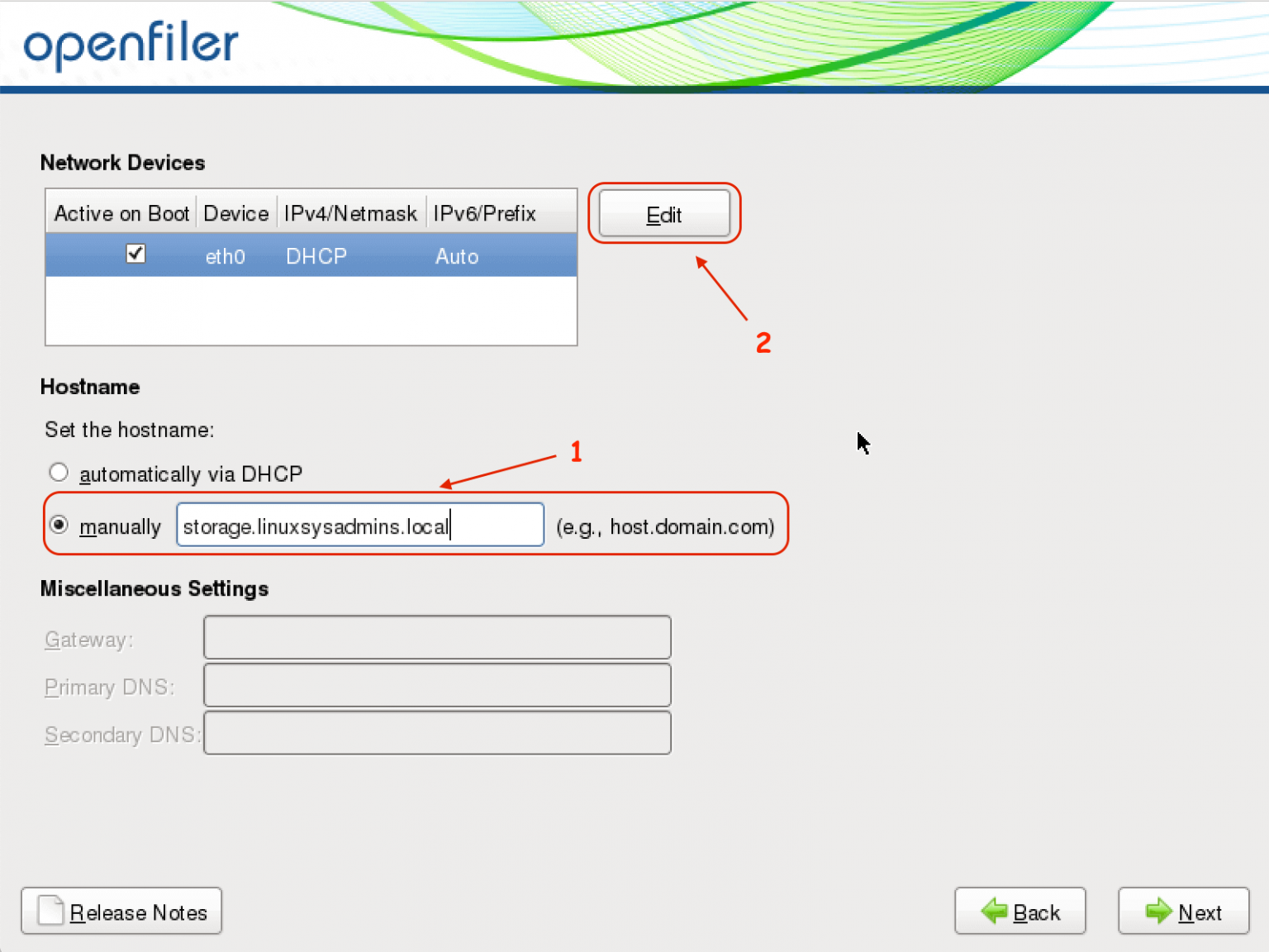 Hostname. Openfiler. Device HOSTNAME ARCSIGHT. \INETCACHE