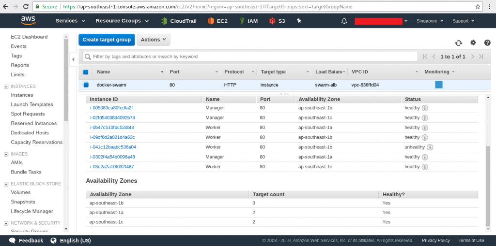 Creating an HA Docker Swarm over AWS 5