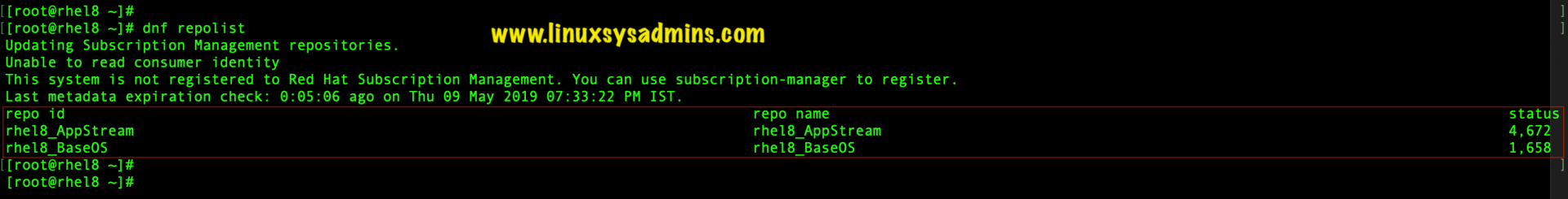 yum repository list yum repository list