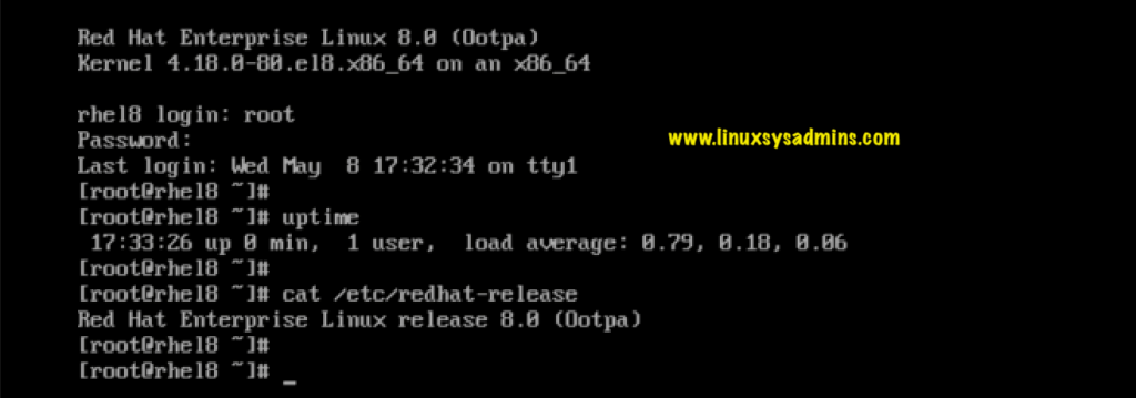 RHEL 8 Up and Running