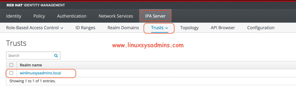 Integrating IDM with AD (Active directory) using indirect cross-forest trust 1