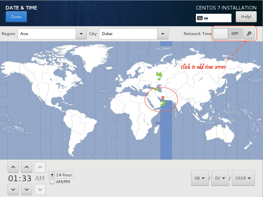 Set the timezone for Linux Cluster