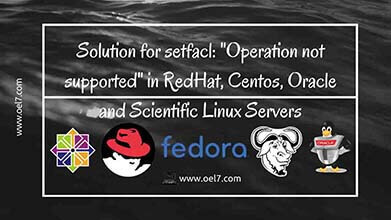 1 stop solution for setfacl “Operation not supported” in Linux