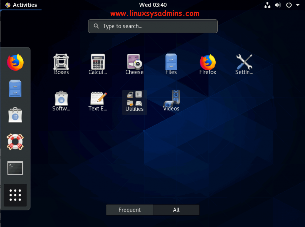 CentOS Linux 8 with GUI