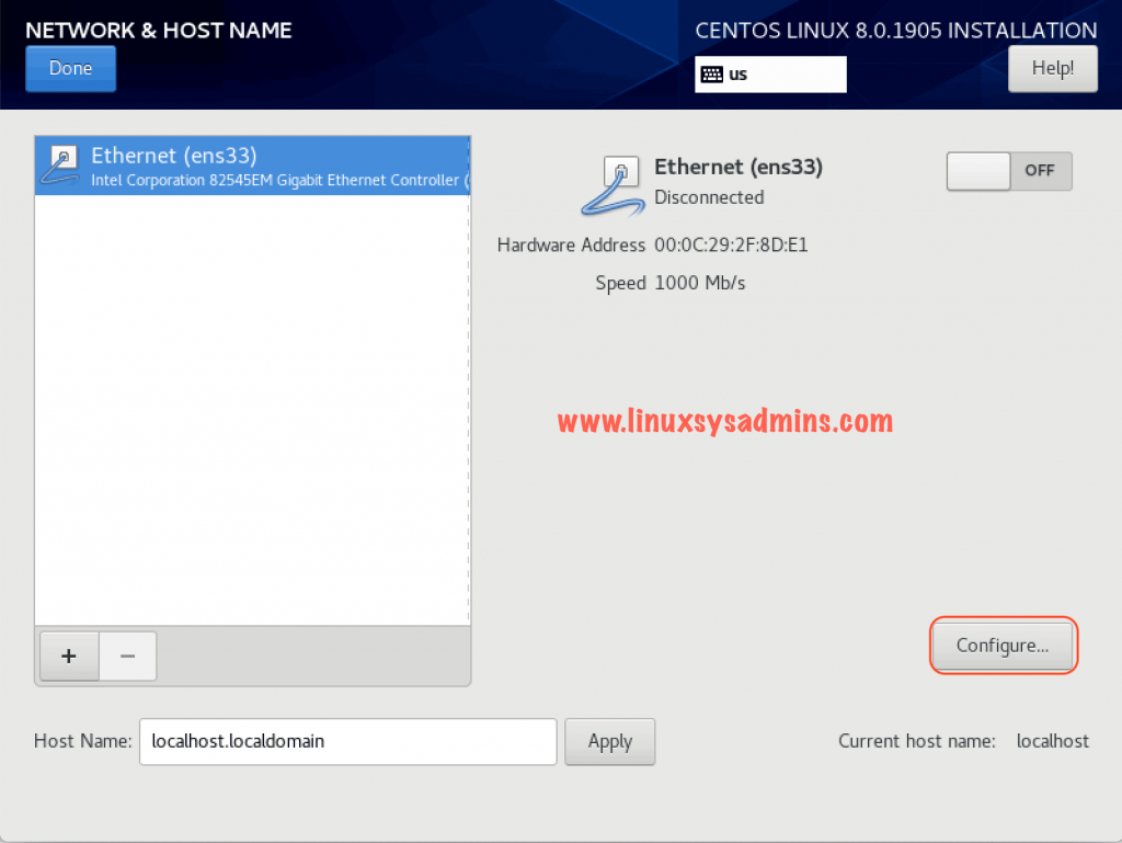 Configure Network