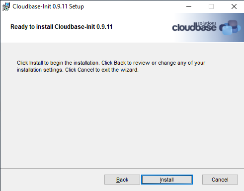 Install the cloud base