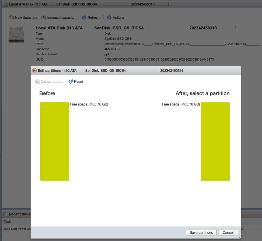 VMFS Partition