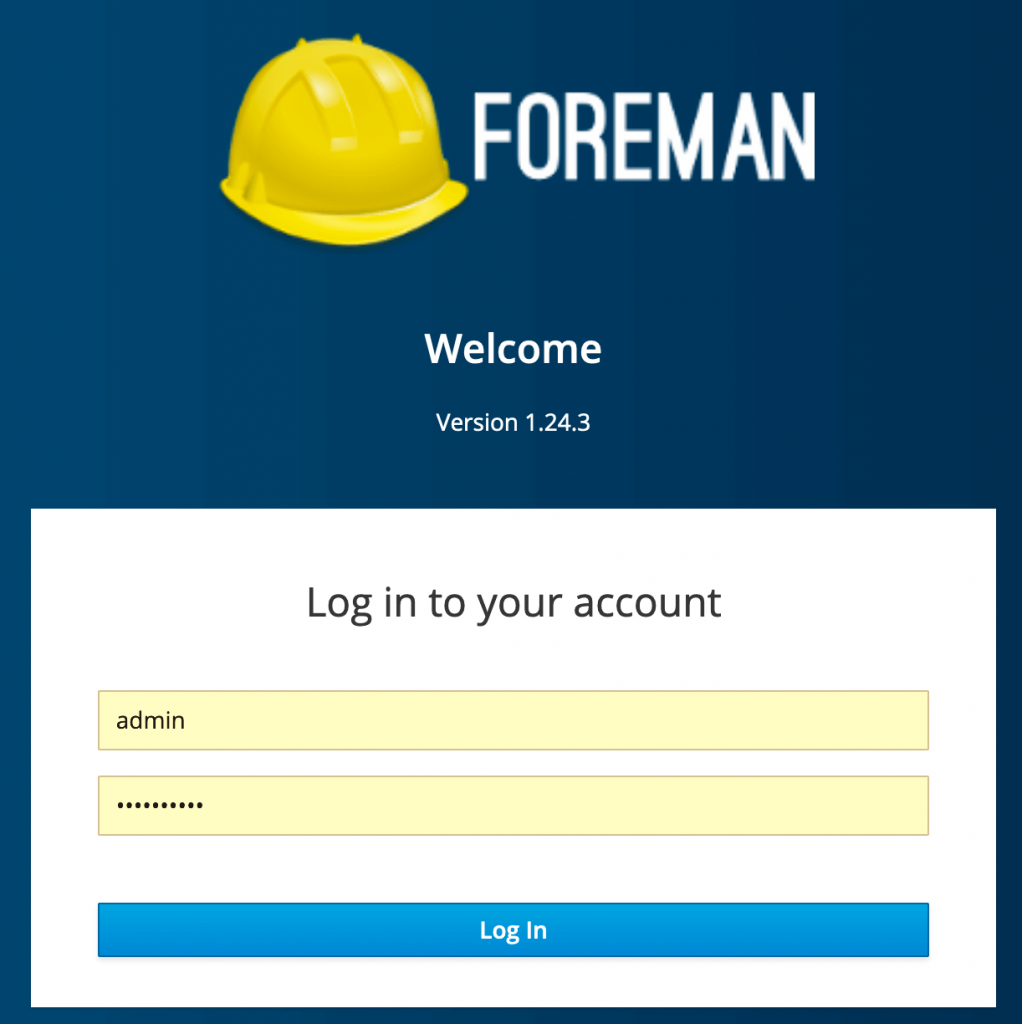 foreman version