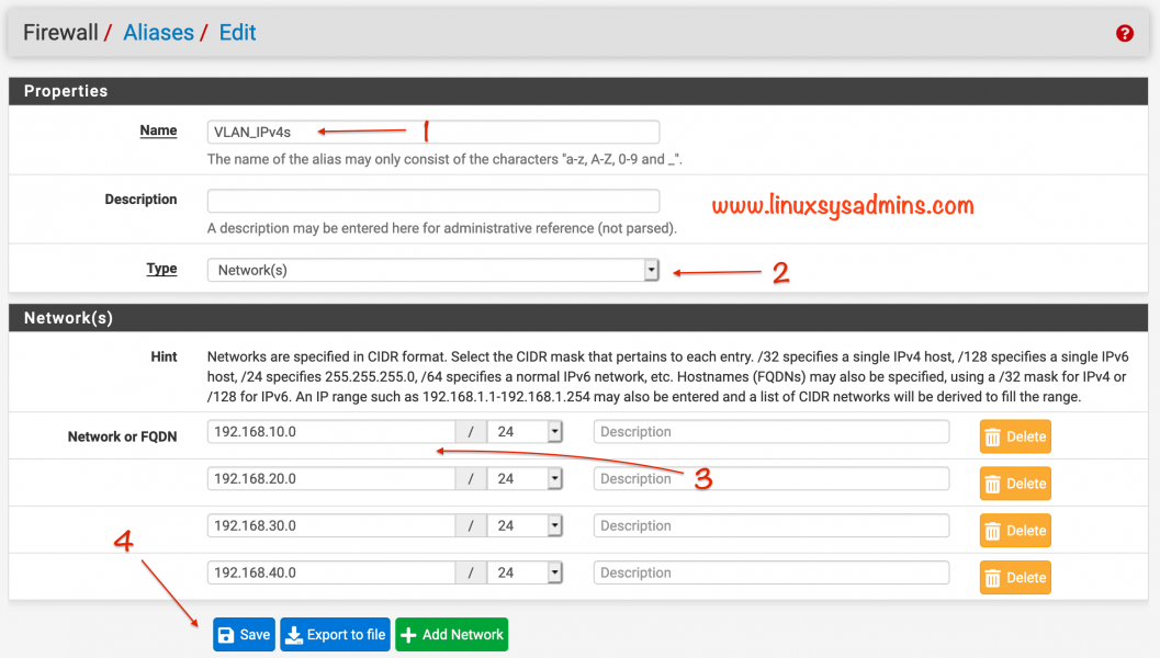 Ip Alias Setup VLAN on pfSense for Home Network | 1 Easy guide – Linux sysadmins
