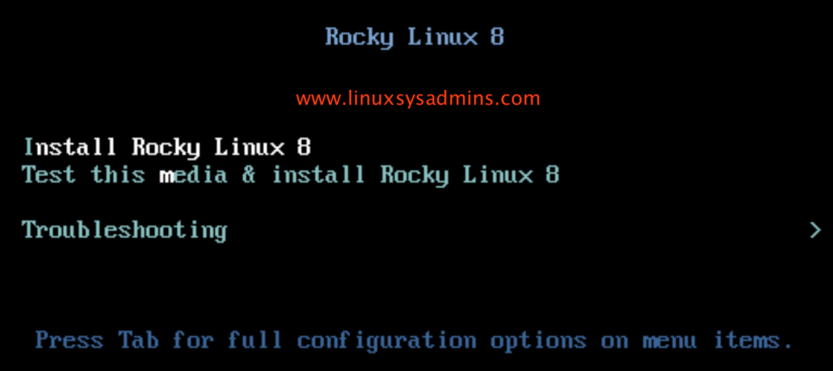 rocky linux installation rocky linux installation